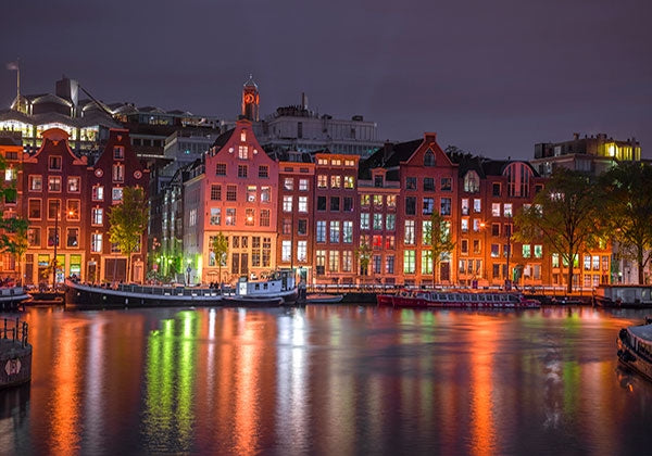 Wooden City 500 pc Amsterdam by Night