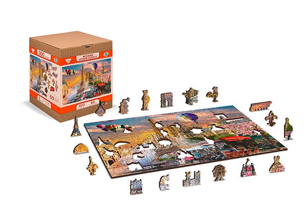 Wooden City 500 pc Spring in Paris