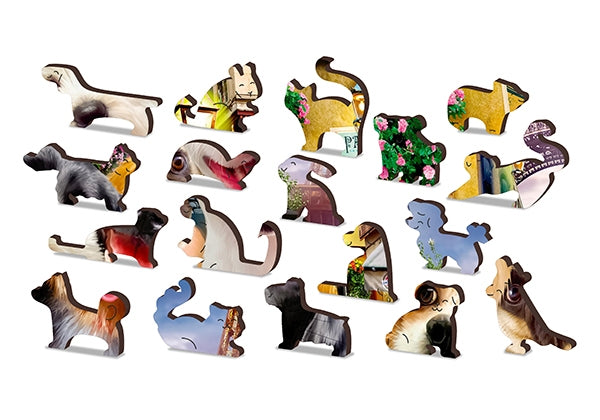 Wooden City 75 pc Puppies in Paris
