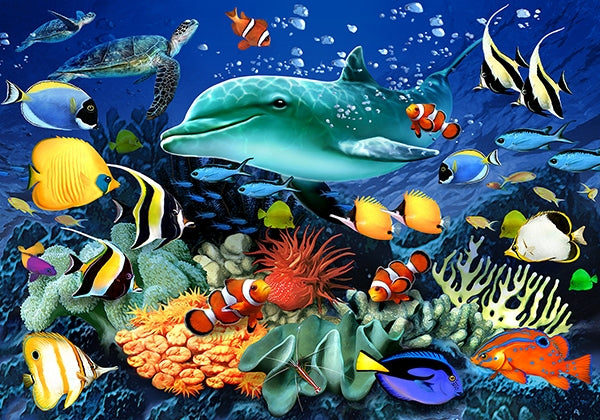 Wooden City 500 pc Underwater Adventures