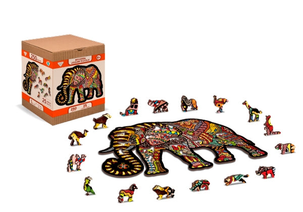 Wooden City 500 pc Magical Elephant