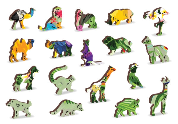 Wooden City 500 pc Tropical Birds