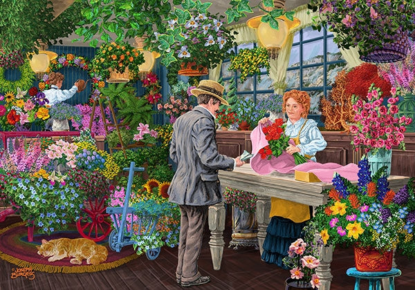 Wooden City 500 pc The Florists