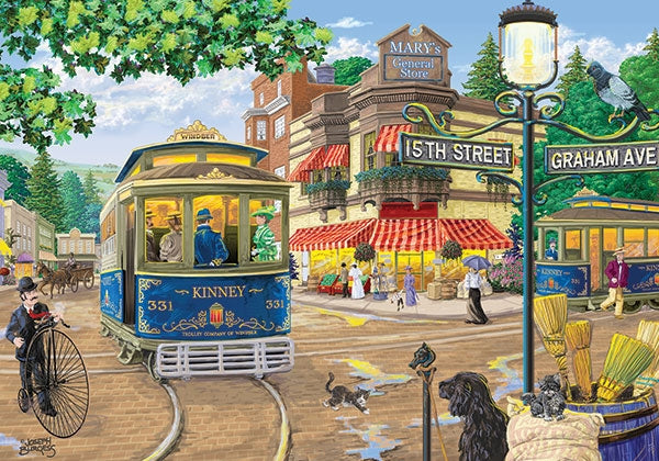 Wooden City 500 pc Victorian Street