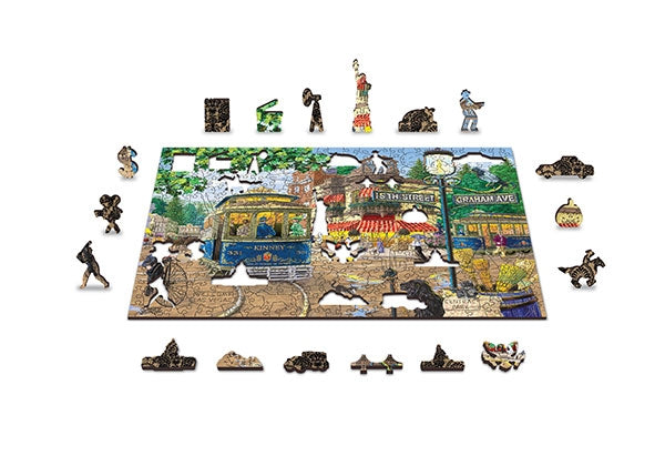 Wooden City 500 pc Victorian Street