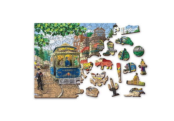 Wooden City 500 pc Victorian Street