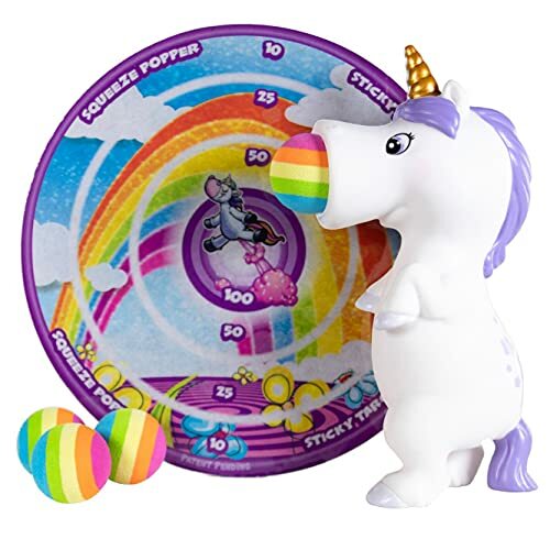 White Unicorn Popper with Target