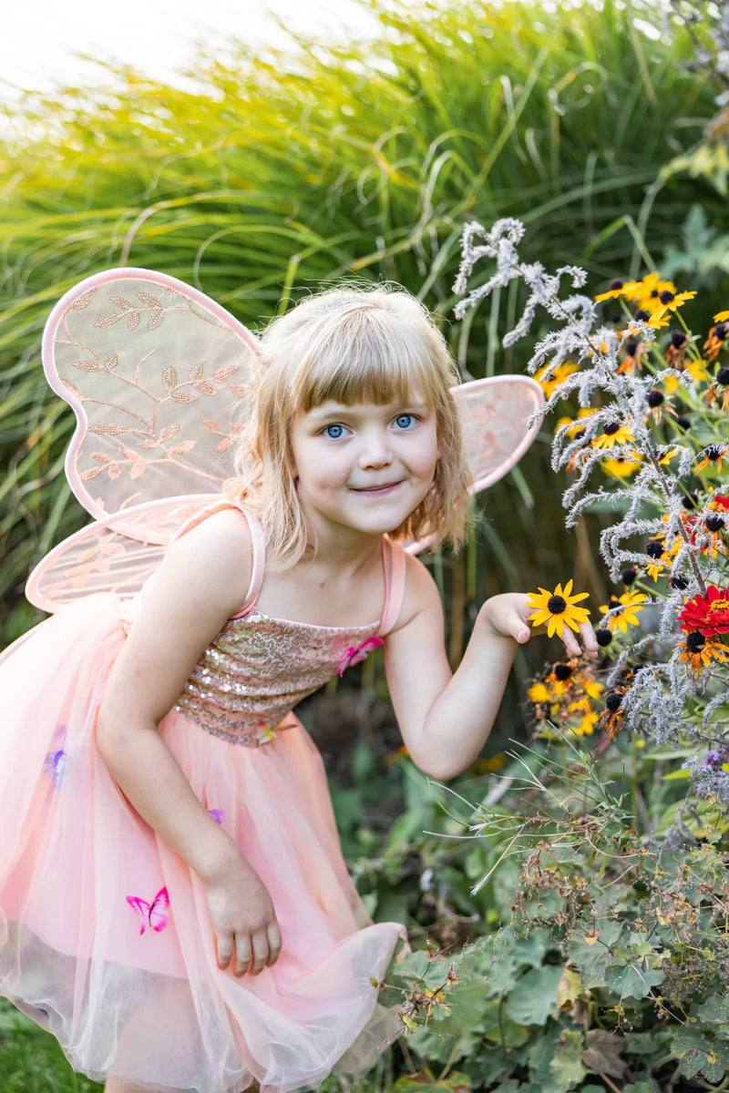 Butterfly Bliss Dress Peach Size 5-6