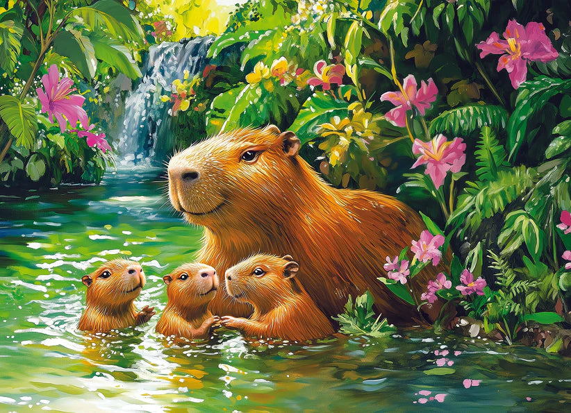 35 Piece Capybaras Tray Puzzle