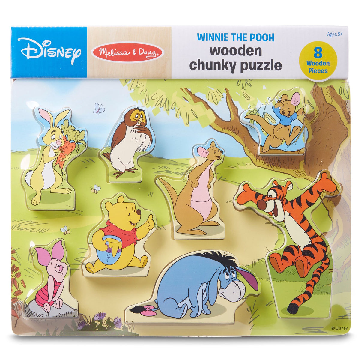 Winnie Pooh Wooden Chunky Puzzle