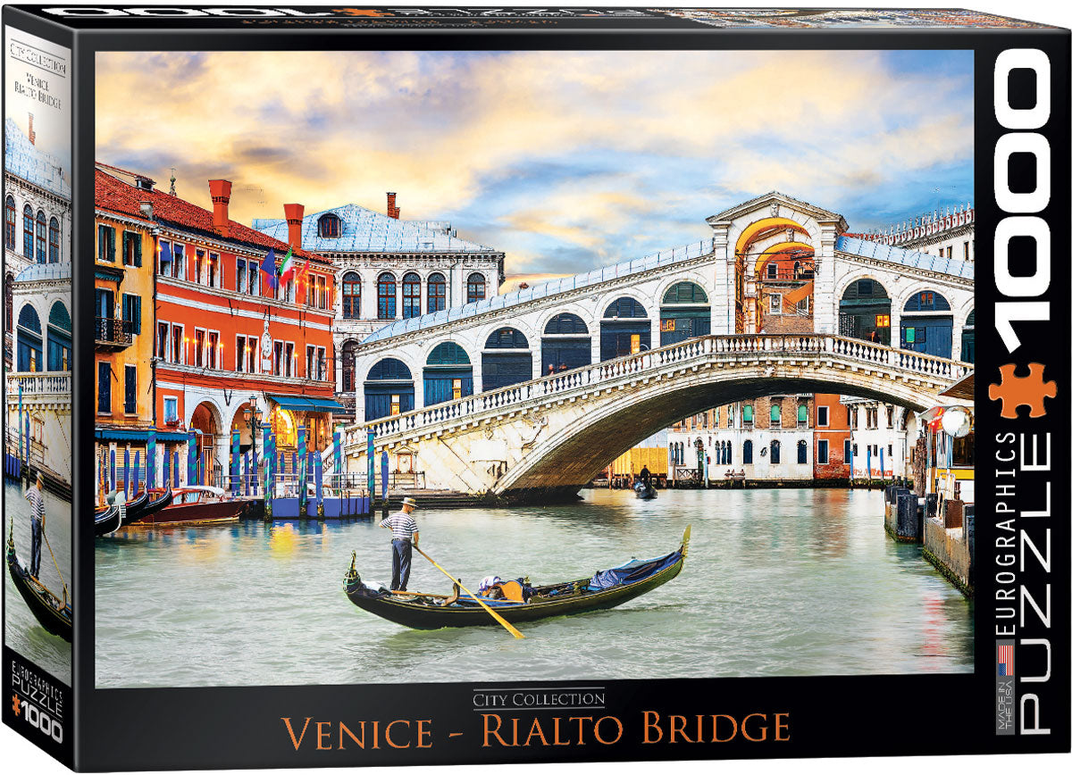 1000 pc Venice Rialto Bridge