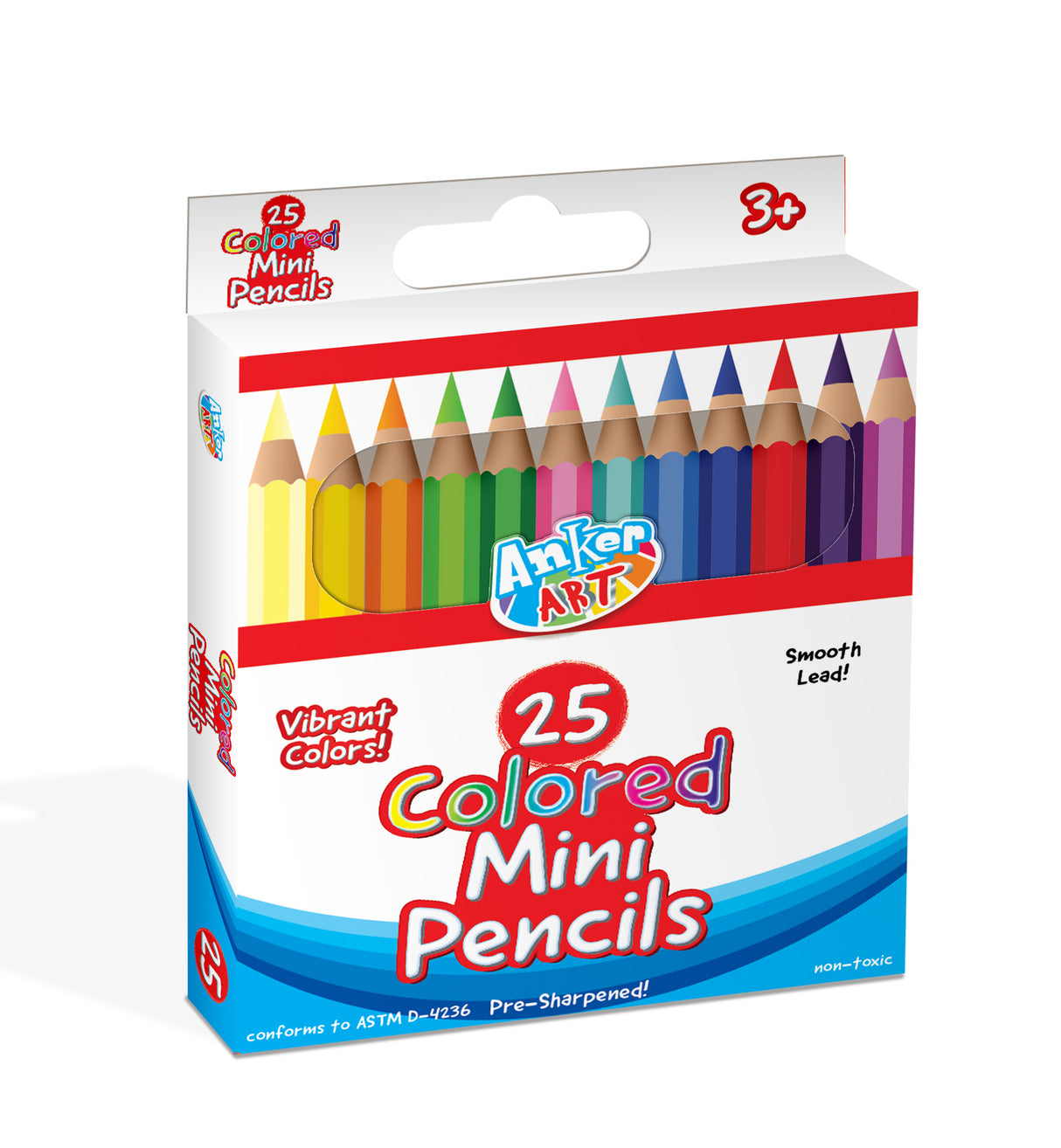 Colored Min Pencils 25 ct