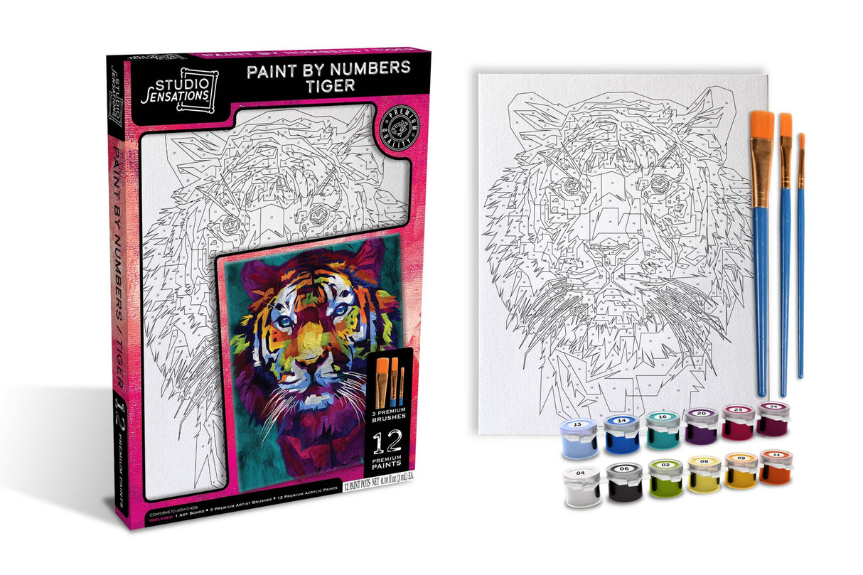 Paint by Number Tiger