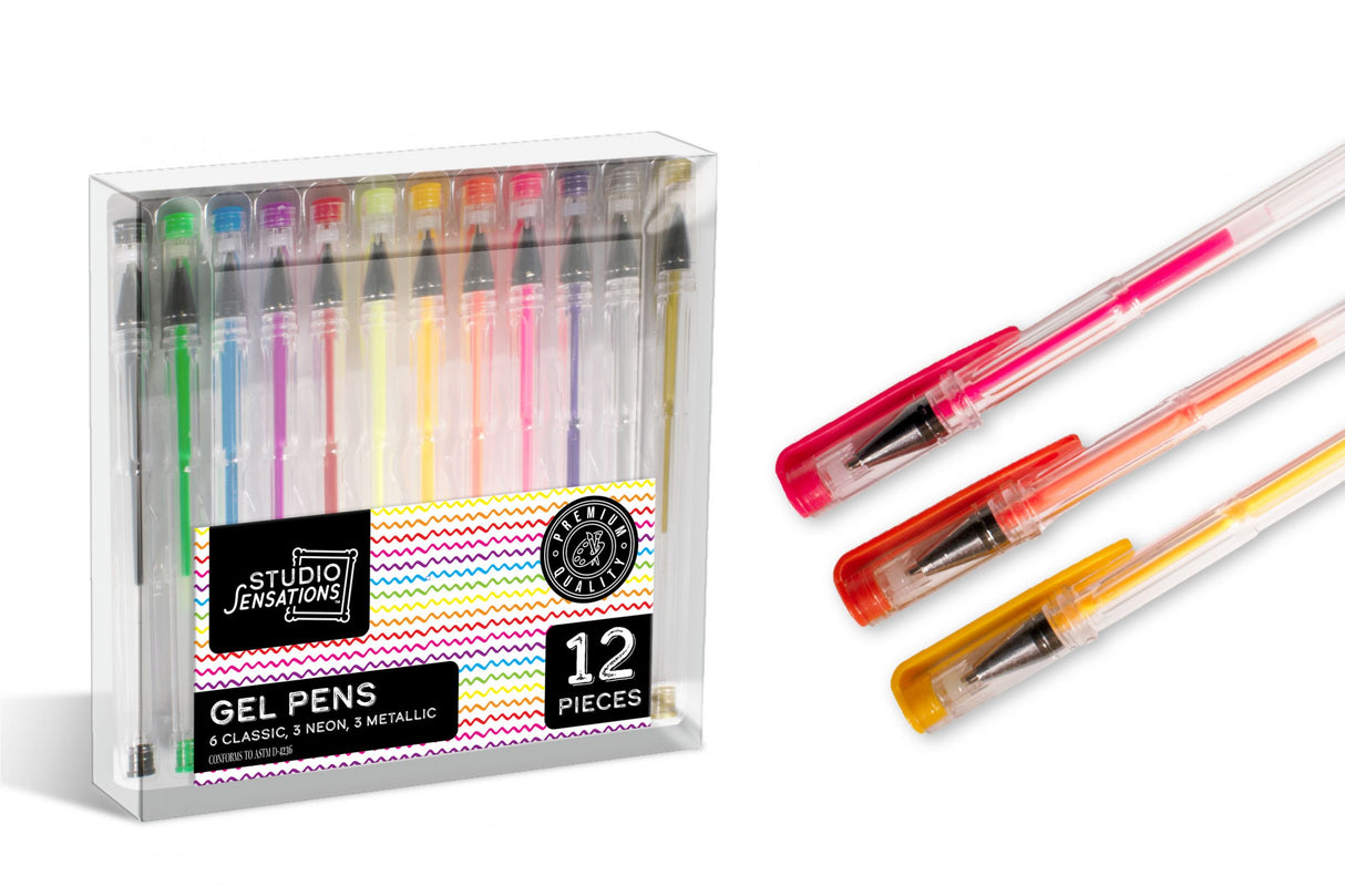 Gel Pens Set of 12