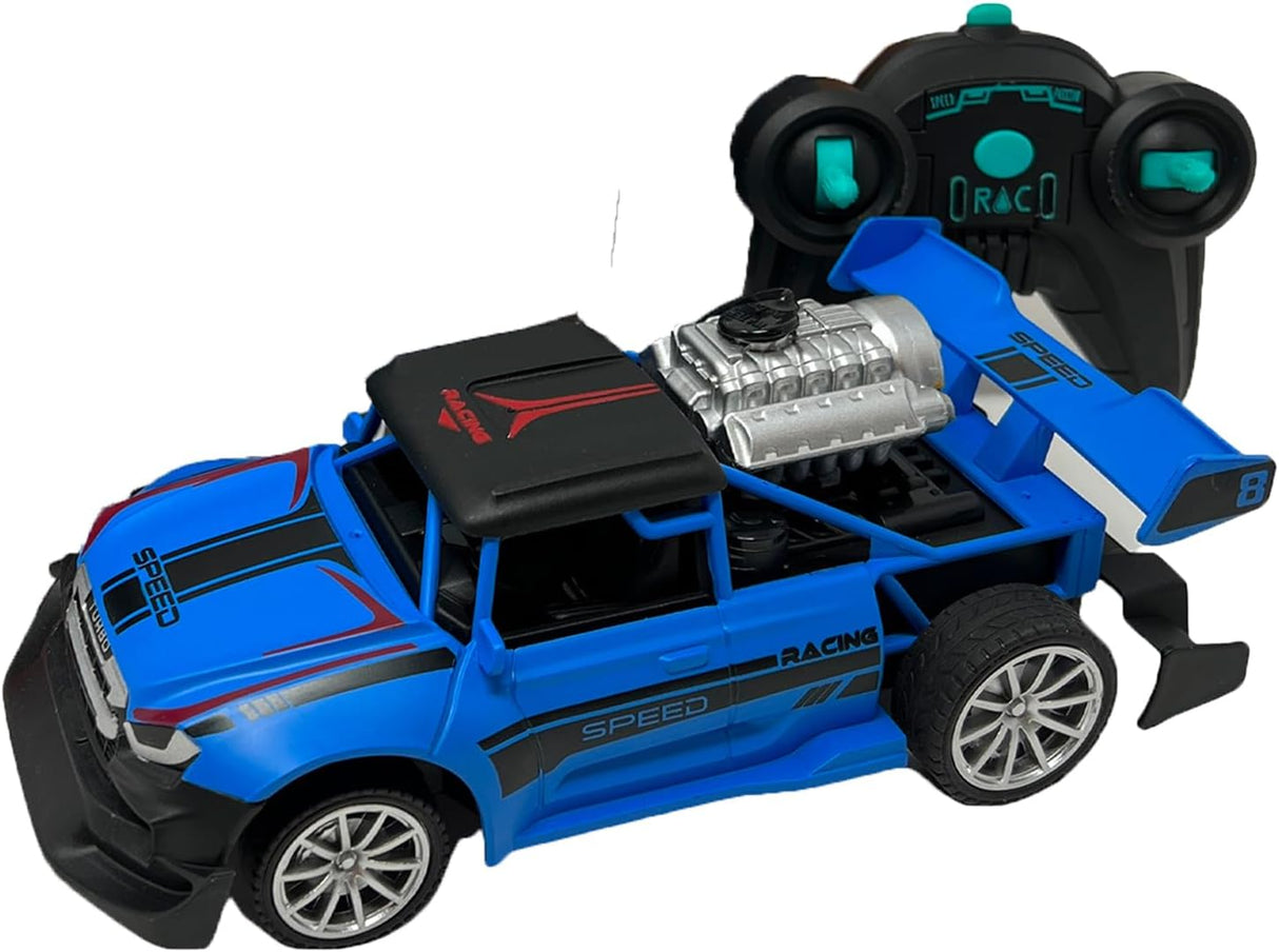 Hyper Drive RC Smoke Screen Racer Blue