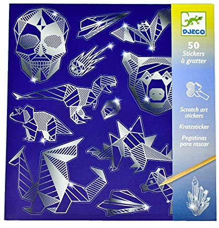 Scratch Art Stickers Iron
