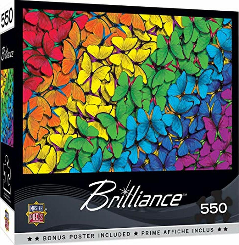 550 pc Fluttering Rainbow