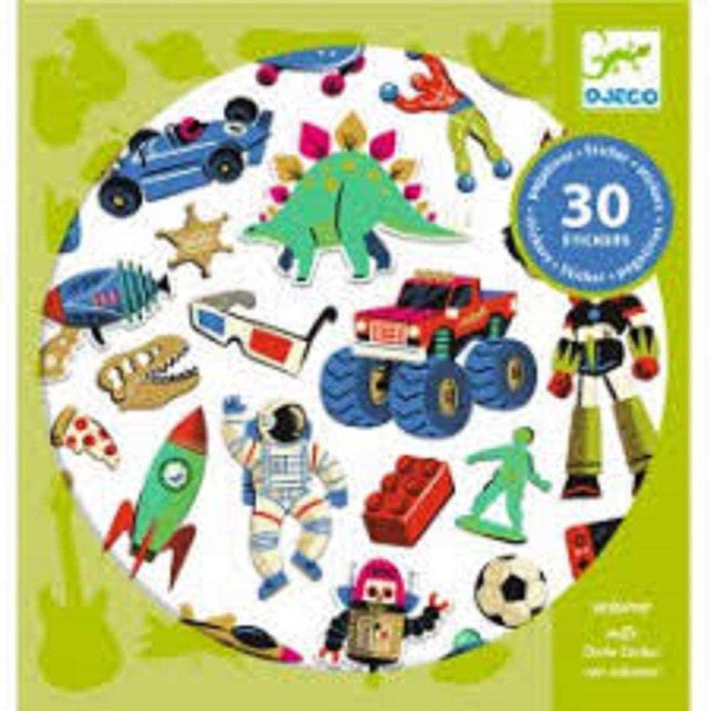 Pg Stickers Retro Toys