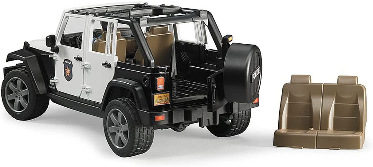 Jeep Rubicon Police Car & Policeman