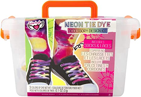 NEON TIE DYE SOCKS & SHOELACES KEEPER CRATE