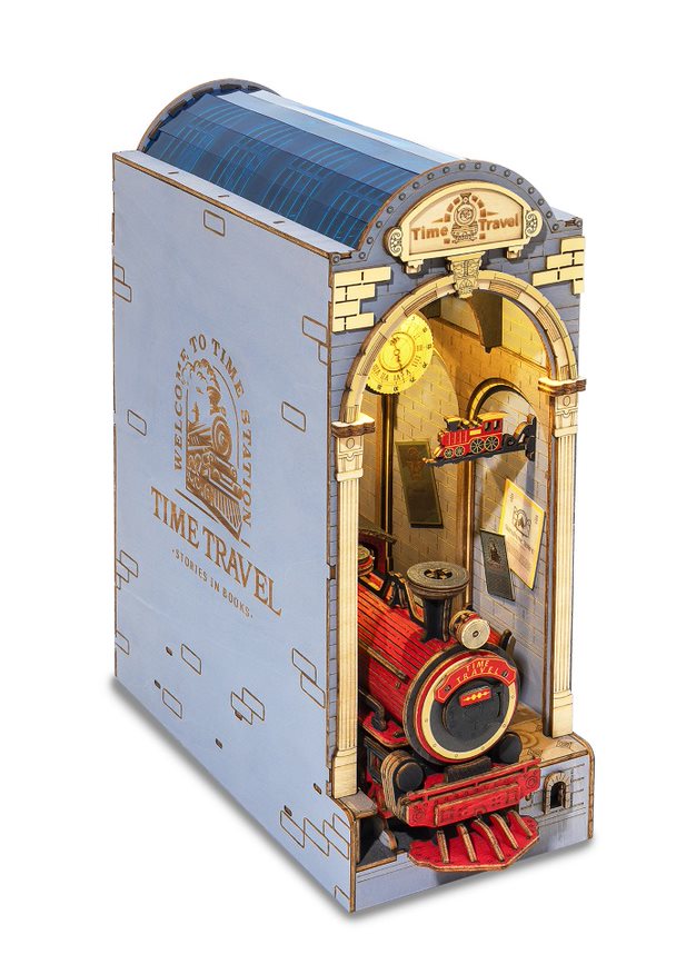 Time Travel 3D Creative Bookend