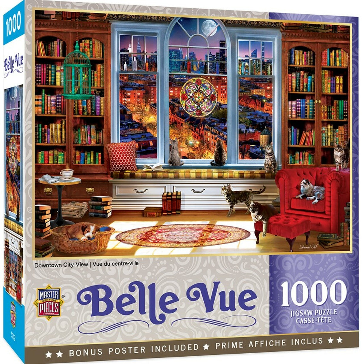 1000 pc Downtown City View Bell