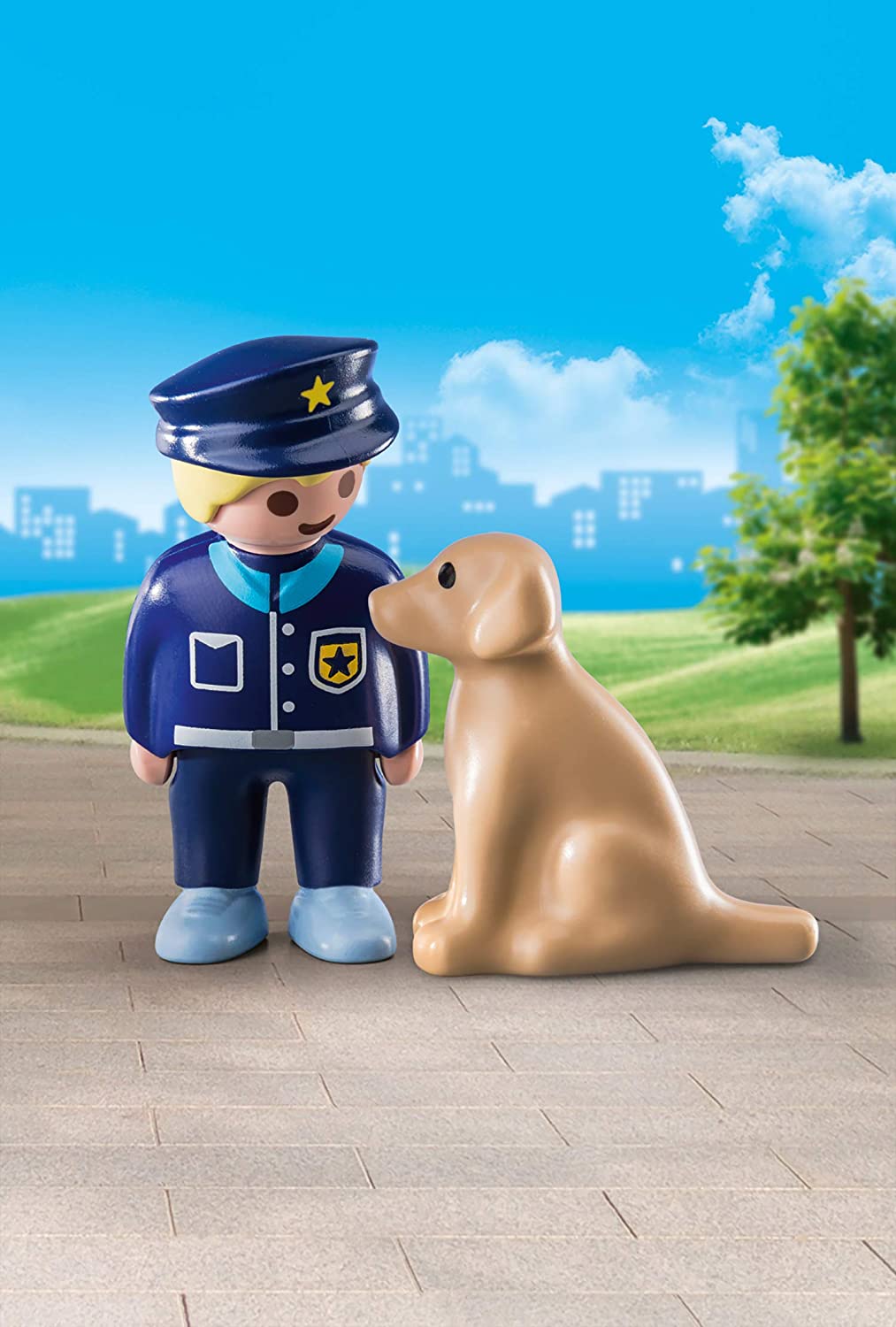 Playmobil 123 Police Officer with Dog