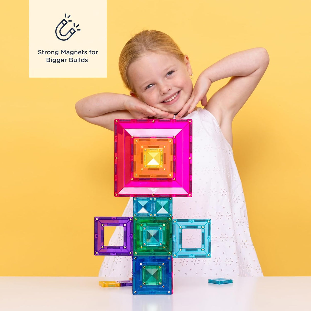 Connetix Magnetic Tiles Portal Pack Bright