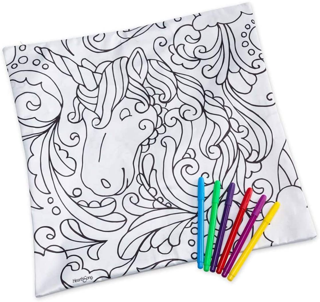 Color Your Own Pillow Set