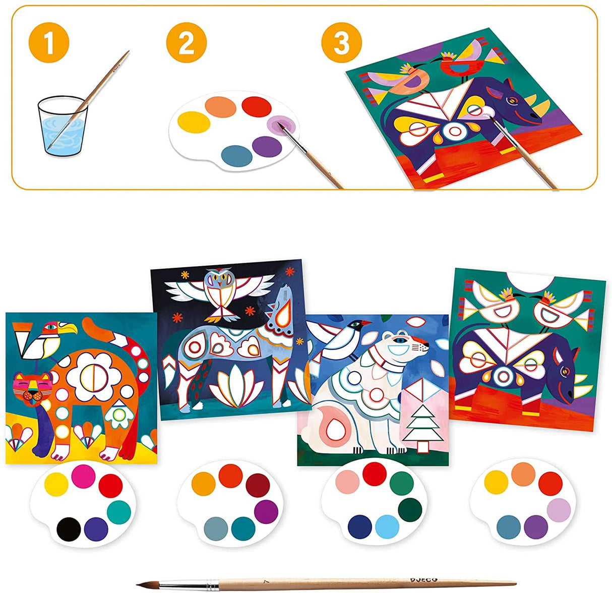 Painting Surprise Fanciful Animal