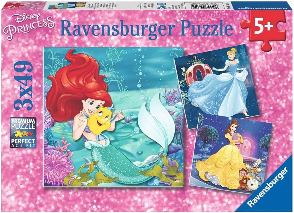 Princesses Adventure 3 x 49 pc