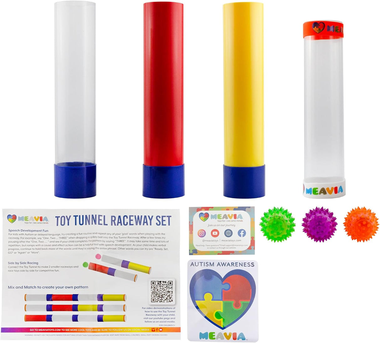 Toy Tunnel Raceway Set