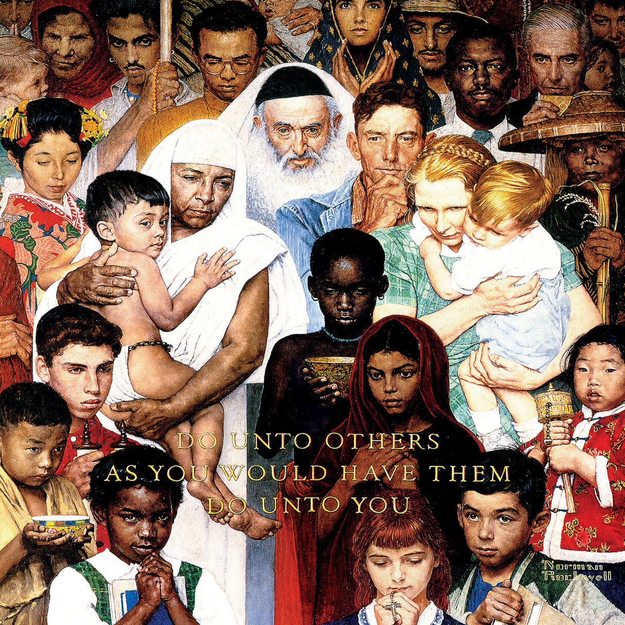 1000 pc The Golden Rule Saturday Evening Post