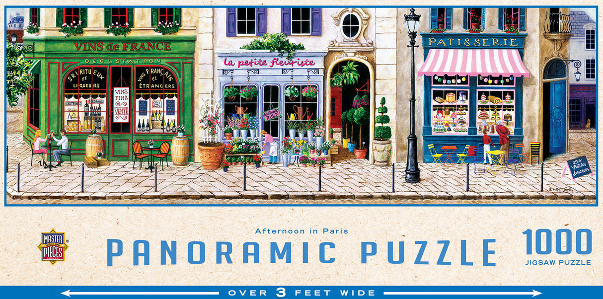 1000 pc Afternoon in Paris Panoramic