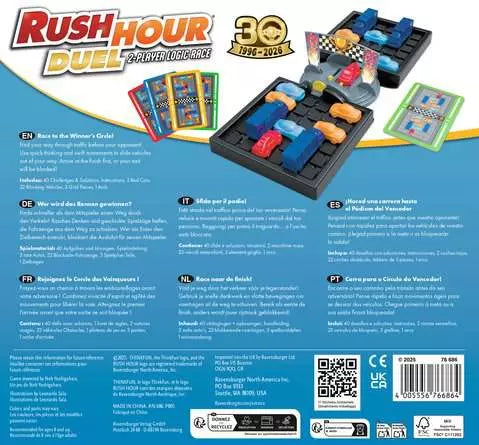 Rush Hour Duel 2 player logic race 30 Year Anniversary