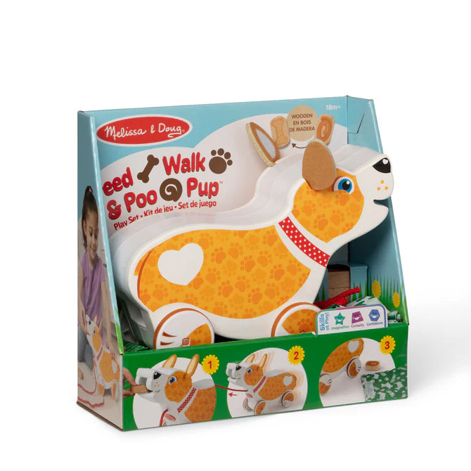 Feed, Walk & Poo Pup Play Set