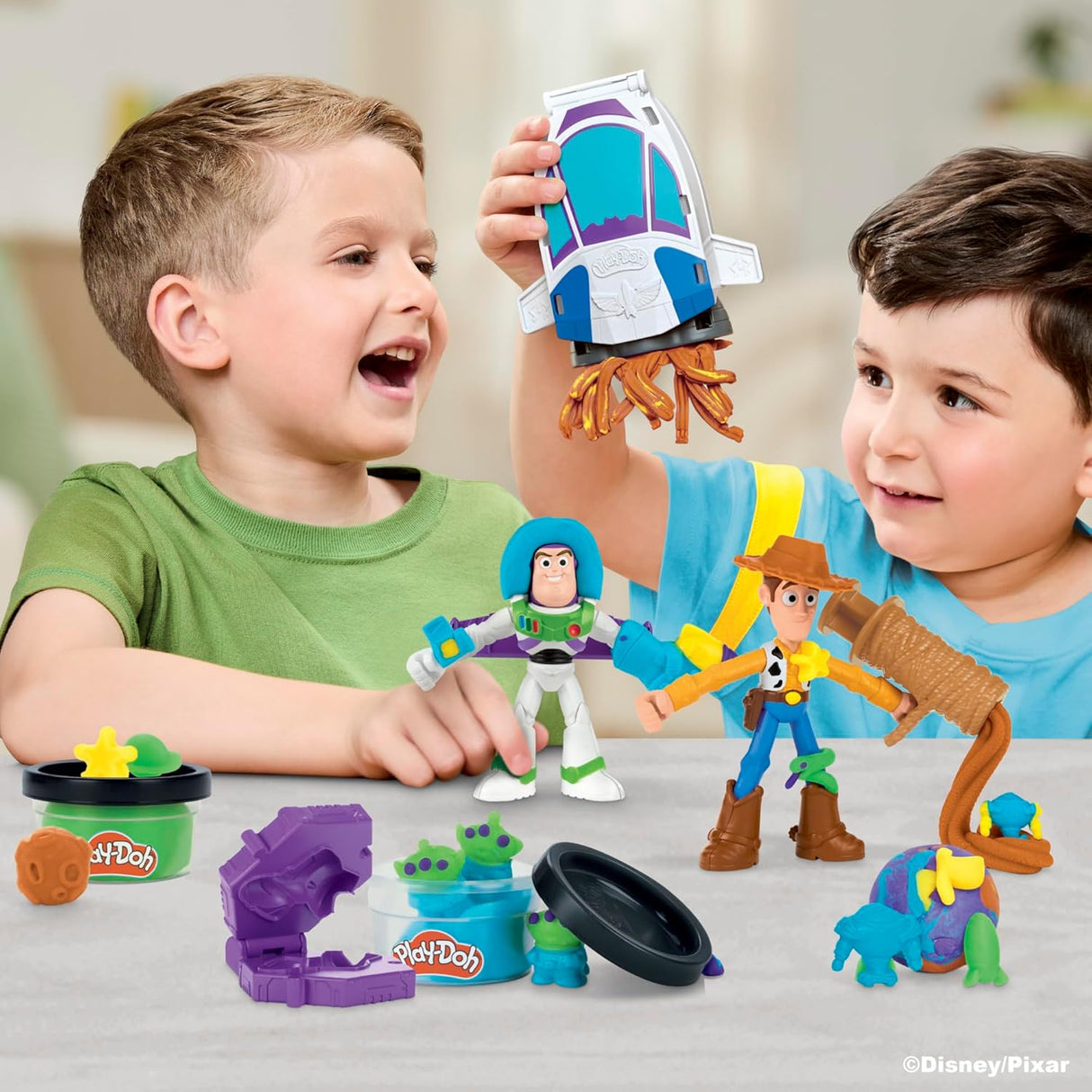 Play Doh Toy Story Space Creation