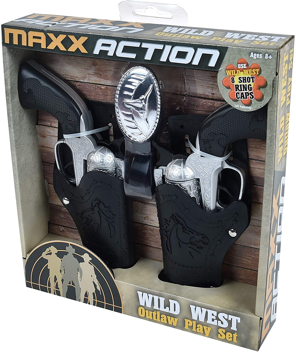 Maxx Action western series cap pistol combo