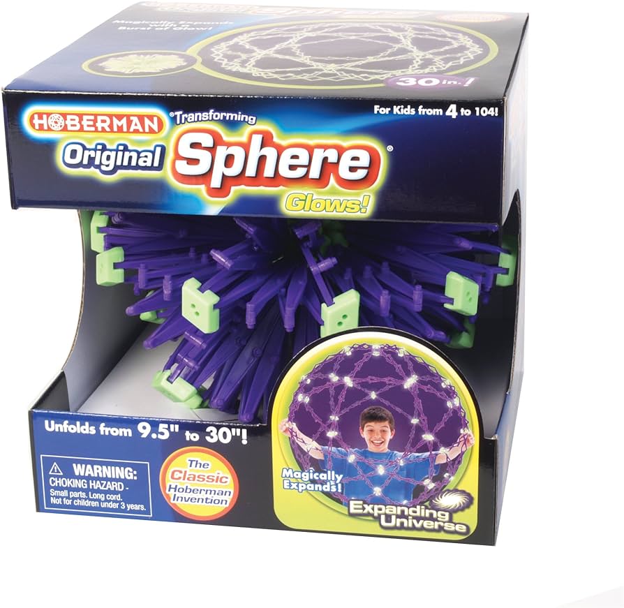 Hoberman Sphere Glow in Dark