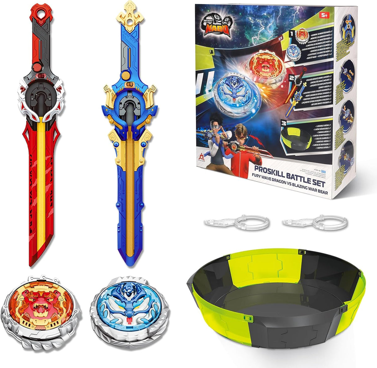Battle Set with Arena Fury Wave Dragon and Blazing War Bear
