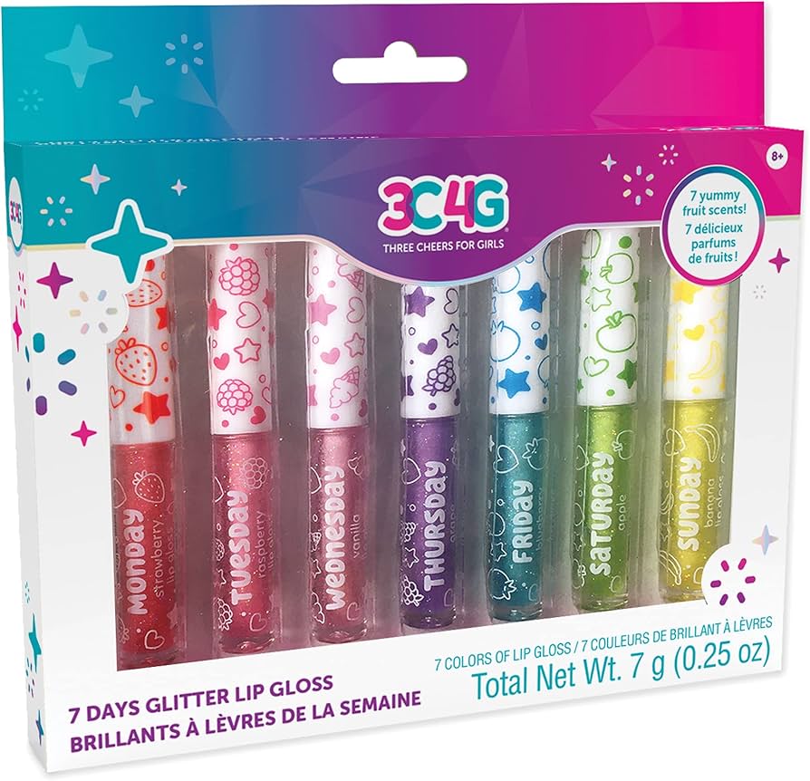 7 Days Glitter lip Gloss