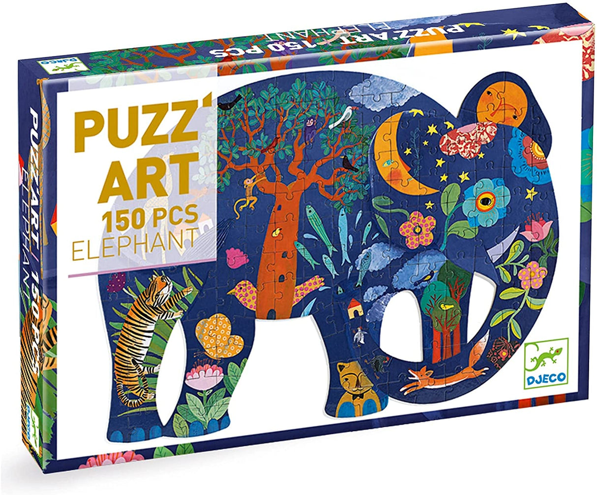 150 pc Elephant Puzz'art