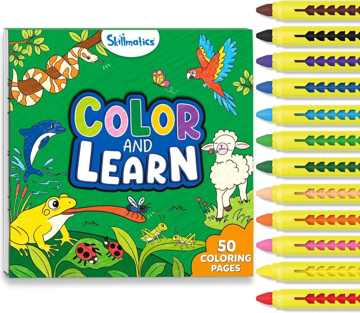 Color and Learn Learn about OVER 160 Animals