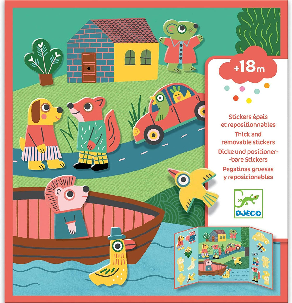 Stickers Repositional Animals