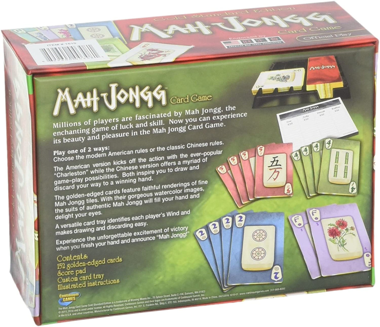 Mah Jongg Card Game