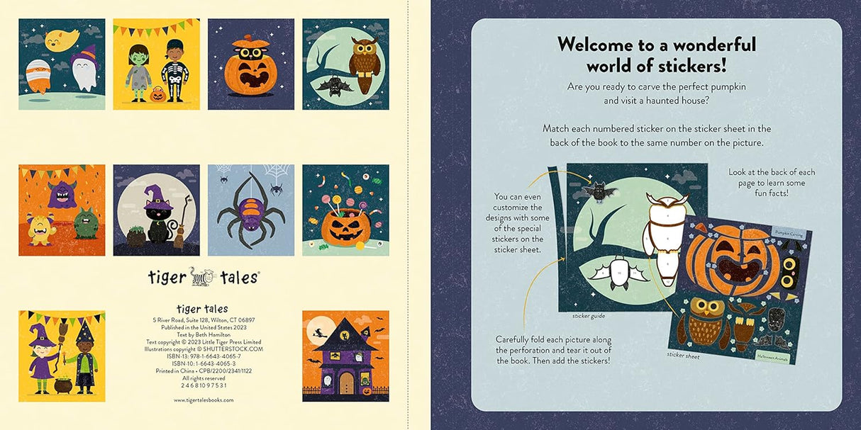 Color with Stickers Halloween