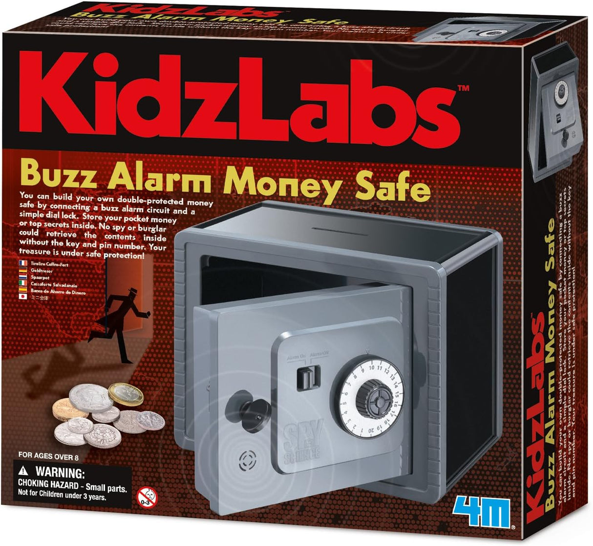 KidzLabs Buzz Alarm Money Safe