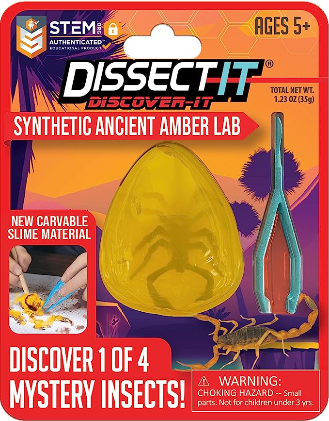 Dissect It Synthetic Ancient Amber lab