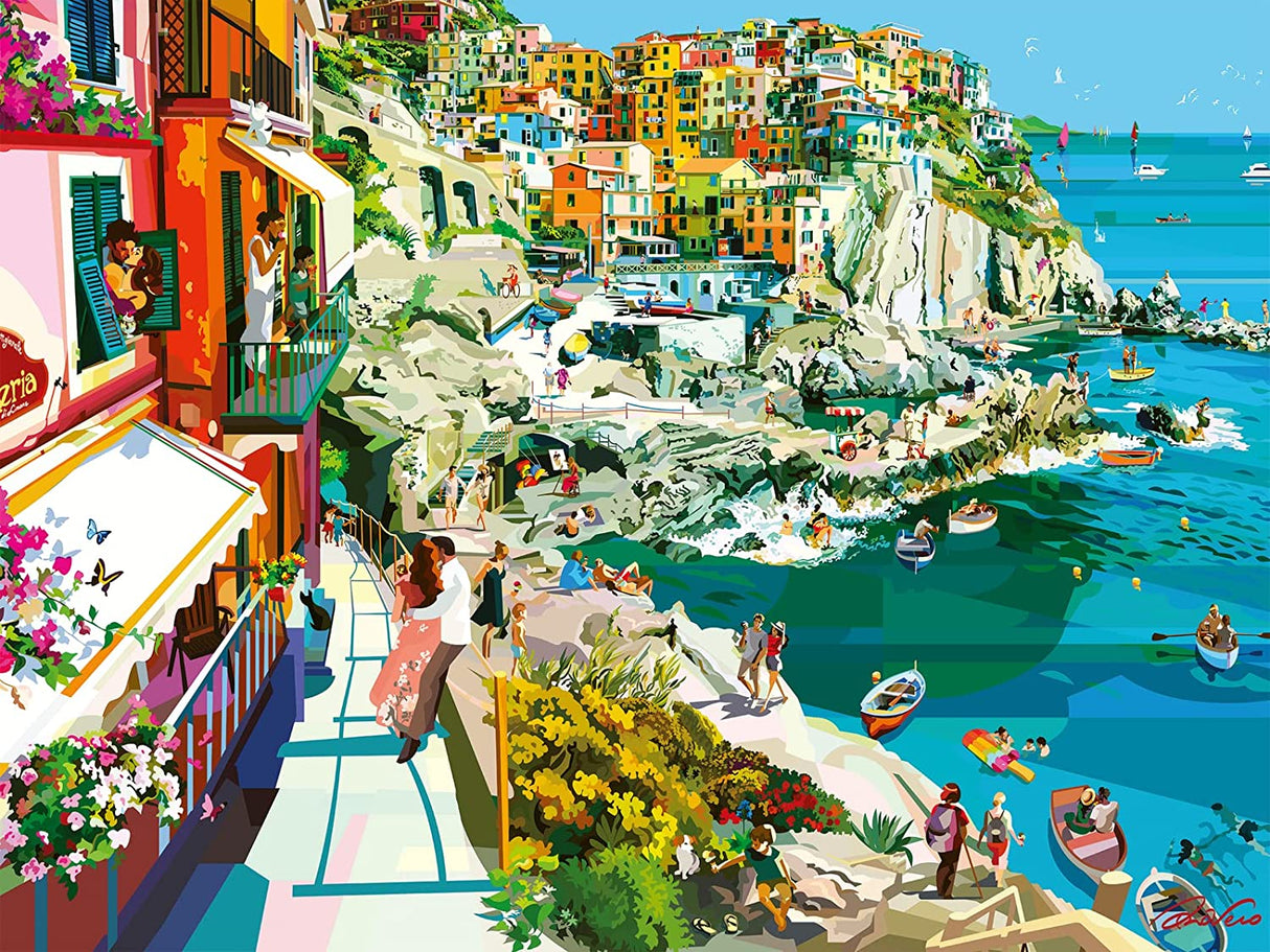 1500 pc Romance in Cinque Terre