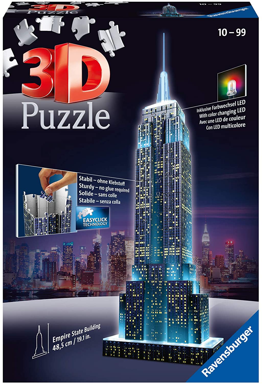 3D Empire State Building LED